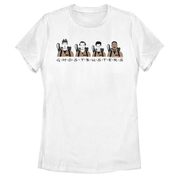 Women's Ghostbusters Partners and Friends Logo Graphic Tee White X Large