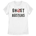 thumbnail image 1 of Women's Ghostbusters Scratchy Text Logo Graphic Tee White Small, 1 of 4