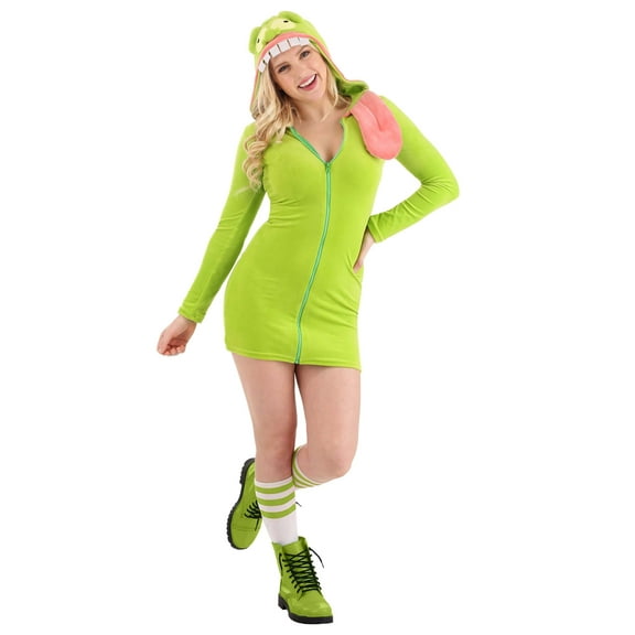 Women's Ghostbusters Slimer Hoodie Costume