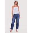 thumbnail image 1 of Women's Gingham Tie Shoulder Open Back Cami, 1 of 4
