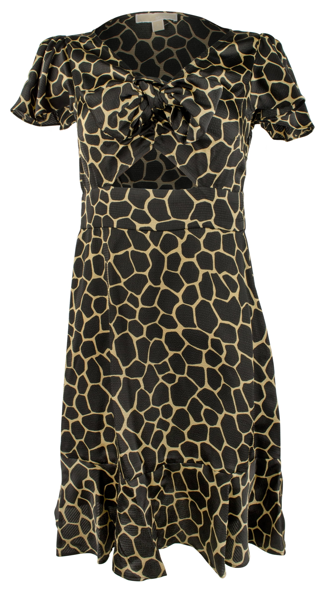 giraffe mini dress Valentino Garavani Giraffe Print silk Mini Dress