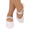 thumbnail image 1 of Women's Girl's Split Sole Stretch Cloth Ballet Slipper /Shoes, 1 of 3
