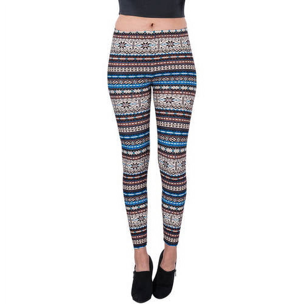 Women's Glacial Design Full Length Stretchy Leggings