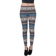 thumbnail image 1 of Women's Glacial Design Full Length Stretchy Leggings, 1 of 5