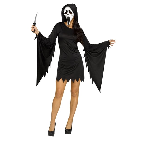 Women's Glamour Ghost Face Costume | Scream Costumes