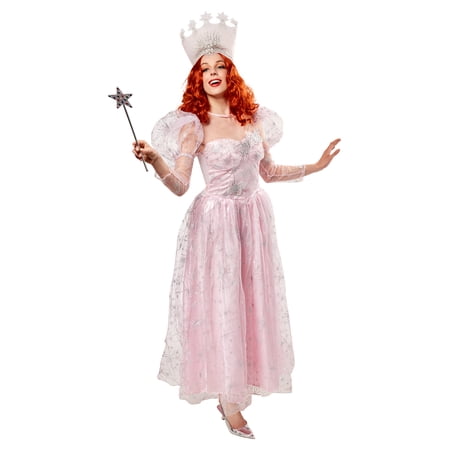 The Wizard of Oz Glinda Costume for Adults by Rubies, Women's Small