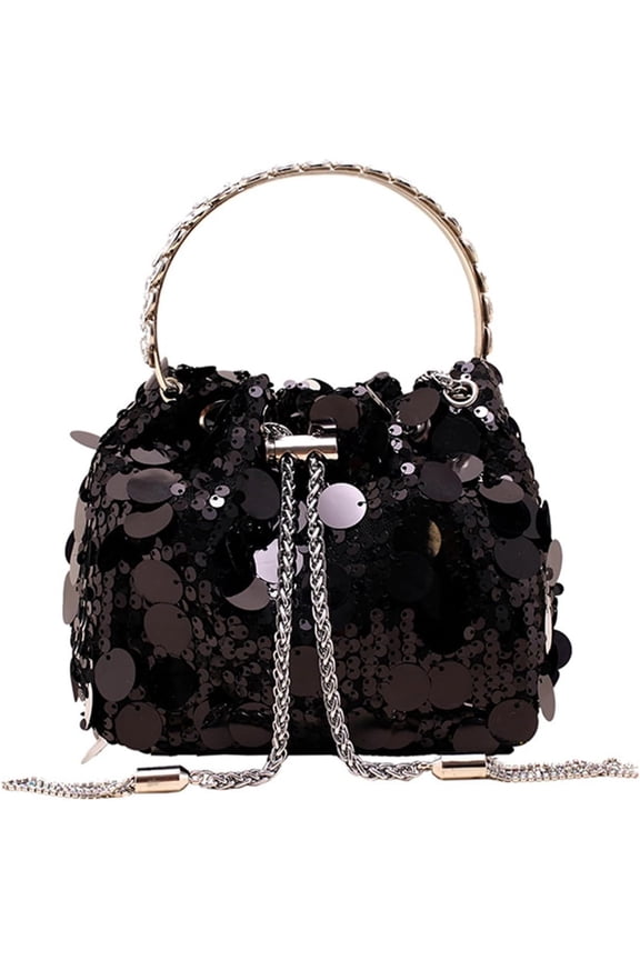 Women's Glitter Clutch Evening Handbags Sparkly Clutch Triangle Purse for 1920s Party Prom Wedding