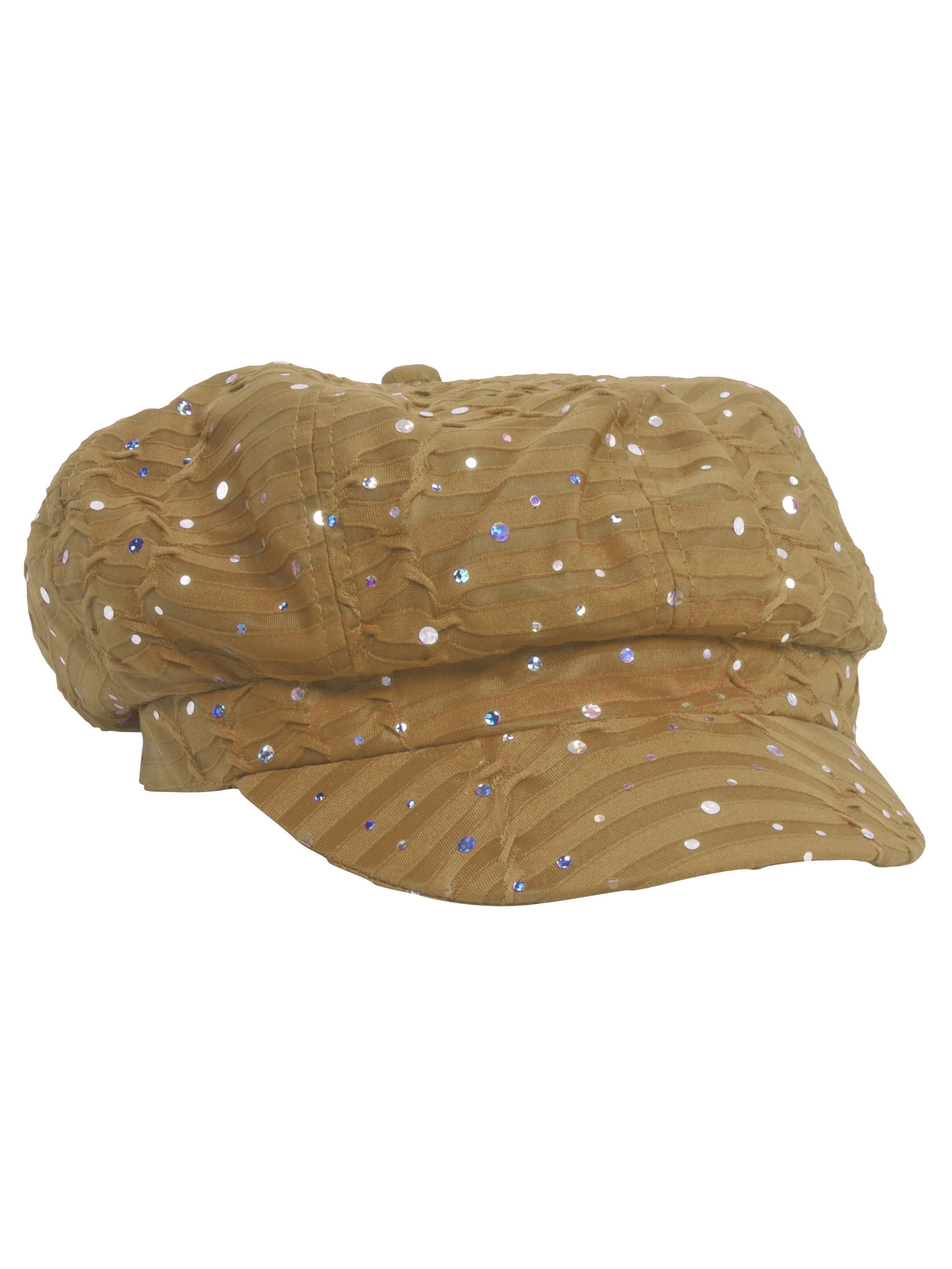 Spirit Caps HAT レディース Glitter Paw Print Grey Distressed Look Truc 並行輸入品 Women\u0027s Festival Hat - Captain Hat | Sequin Pink Flamingo