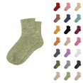 thumbnail image 1 of Women's Glitter Sparkle Slouch Socks 2026 Stretch Fashion Casual Cute Comfortable Mid Calf Socks, 1 of 4