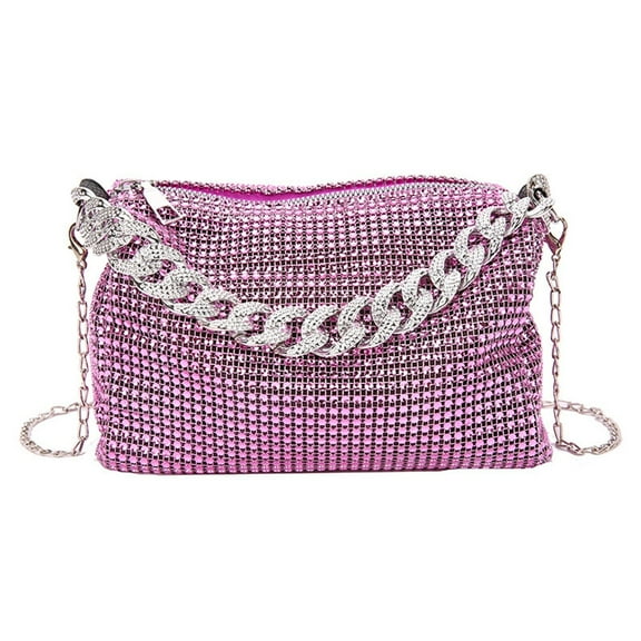 Women's Glitters Clutch Shoulder Bag Handbag for Everyday Use and Special Night