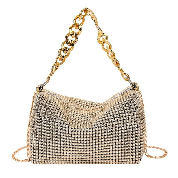 Women's Glitters Clutch Shoulder Bag Handbag for Everyday Use and Special Night