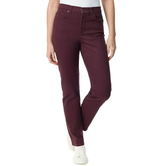 Women's Gloria Vanderbilt Amanda Classic Jeans Color: Crimson Crush Size: 18 SHORT