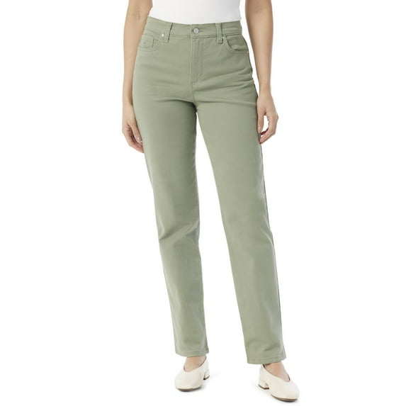 Women's Gloria Vanderbilt Amanda Classic Jeans Color: Garden Sage Size: 10 T/L