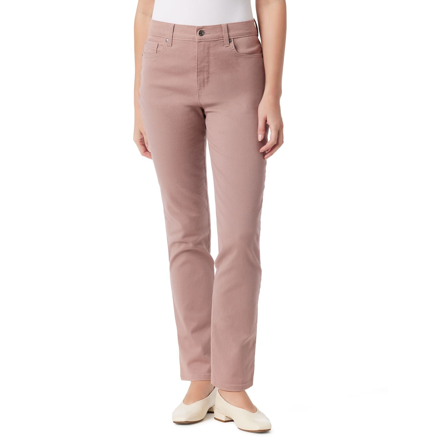 Gloria Vanderbilt Ladies Amanda Classic Tapered Jean, Portland Wash, 38 NL/Kort
