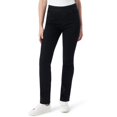 thumbnail image 1 of Women's Gloria Vanderbilt Amanda Pull-On Straight Jeans Color: Black Rinse Size: 8 AVG/REG, 1 of 4