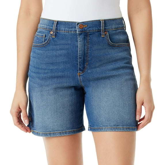 Women's Gloria Vanderbilt Amanda Shorts Color: Castle Point Size: 10