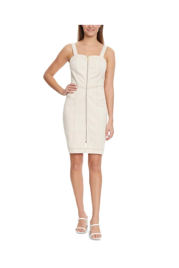 Women's Gloria Vanderbilt x Christian Siriano Sweetheart Bustier Dress Natural Beige 14