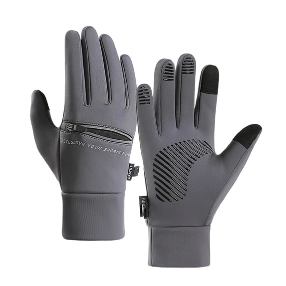 Women's Gloves Fleece Lined Waterproof Hand Warmers with Touch Screen & Anti-Slip Design for Autumn & Winter