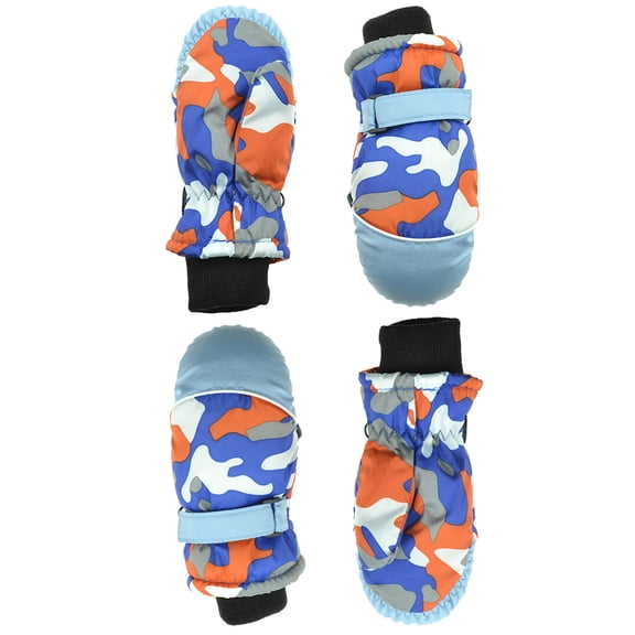 Women's Gloves Mittens 2Pairs Children Baby Boys Girls Camouflage Winter Warm Water-Proof Outdoors Skiing Gloves Kids Full Finger Mittens Gloves, Women's Accessories Gloves Mittens