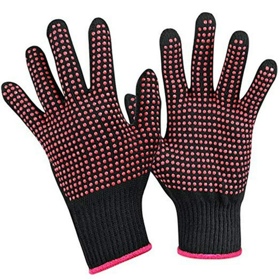 Women's Gloves Mittens Heat Gloves For Perm Tools Upgraded Heating Gloves For Perm Styling Curling Universal Size,Pink Women's Accessories Gloves Mittens