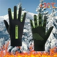 thumbnail image 1 of Women's Gloves Mittens Heated Gloves Women'S Usb-Powered Skiing Gloves Touchscreen Windproof Waterproof Fleece Lined,Green Women's Accessories Gloves Mittens, 1 of 3