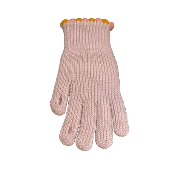 Women's Gloves Mittens Jelly Winter Bare Fingers Knitted Gloves Women'S Solid Color Screen Protector Warm Windproof Cycling Finger, Women's Accessories Gloves Mittens