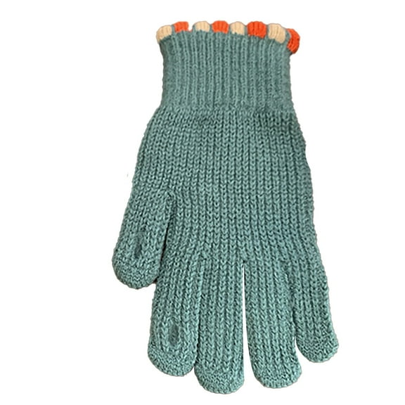 Women's Gloves Mittens Jelly Winter Bare Fingers Knitted Gloves Women'S Solid Color Screen Protector Warm Windproof Cycling Finger, Women's Accessories Gloves Mittens