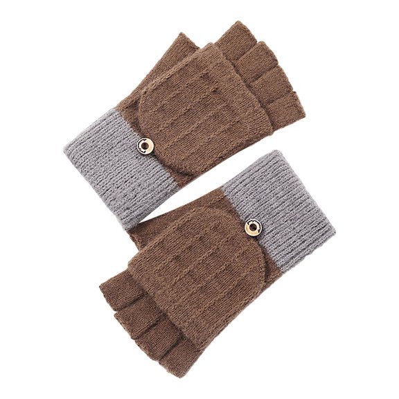 Women's Gloves Mittens Knitted Gloves Thickened And Velvet Screen Cycling Cold Proof Plush Couple'S Warm Woolen Gloves, Women's Accessories Gloves Mittens