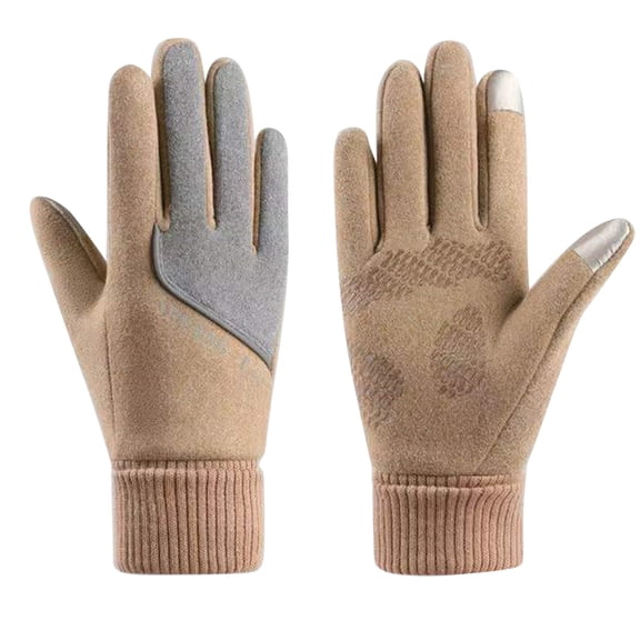 Women's Gloves Mittens Ladies Winter Fleece Thickening Elastic Edge Cold Proof Outdoor Driving Riding Sports Non Slip Touched Screen Gloves Unisex, Women's Accessories Gloves Mittens