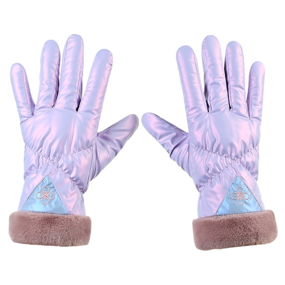 Women's Gloves Mittens Men And Women Gloves Winter Ski Gloves Warm Gloves Warm Cute Printed Cycling Gloves Soft Windproof Gloves, Women's Accessories Gloves Mittens