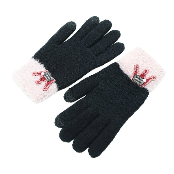 Women's Gloves Mittens Men Women Ski Mittens Winter Keep Warm Knitting Windproof Waterproof Golves Outdoor Riding Mittens, Women's Accessories Gloves Mittens