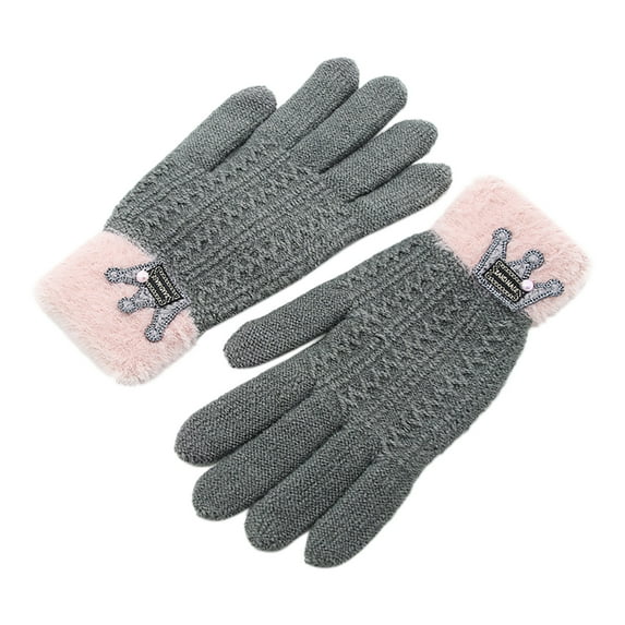 Women's Gloves Mittens Men Women Ski Mittens Winter Keep Warm Knitting Windproof Waterproof Golves Outdoor Riding Mittens, Women's Accessories Gloves Mittens