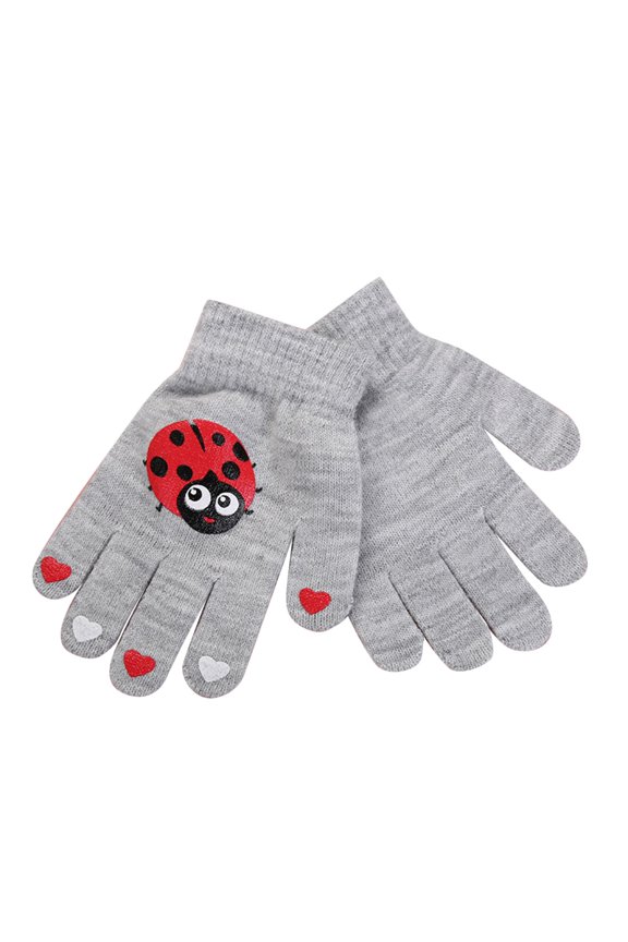 Women's Gloves Mittens Winter Fashion Cute Animal Print Kids Hooded Knit Warm Finger Gloves, Women's Accessories Gloves Mittens