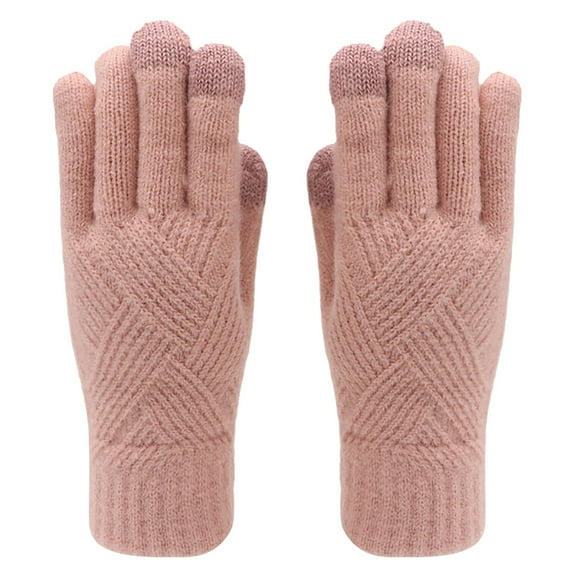 Women's Gloves Mittens Winter Gloves Gloves For Women Cold Weather Screen Winter Gloves Women Warm Fleece Knit Gloves, Women's Accessories Gloves Mittens