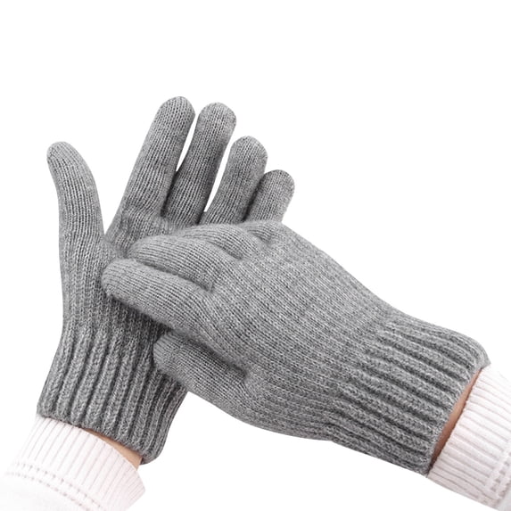 Women's Gloves Mittens Winter Mens Warm And Thick Cold Proof Solid Color Screen Gloves, Women's Accessories Gloves Mittens
