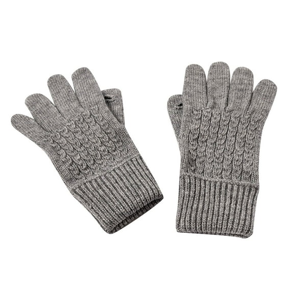 Women's Gloves Mittens Winter Unisex Knitted Wool Warm Gloves Solid Color Fingerless Mitts Cold Gloves,Women's Accessories Gloves Mittens