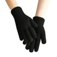 thumbnail image 1 of Women's Gloves Mittens Women Autumn And Winter Simple Fashion Double Thick Knitted Warm Gloves,Women's Accessories Gloves Mittens, 1 of 4