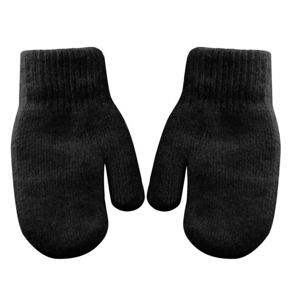 Women's Gloves Mittens Women Mittens Double Cute Stretchy Soft Thickened Cold Solid Color Autumn Winter Girls Gloves For Riding,Women's Accessories Gloves Mittens