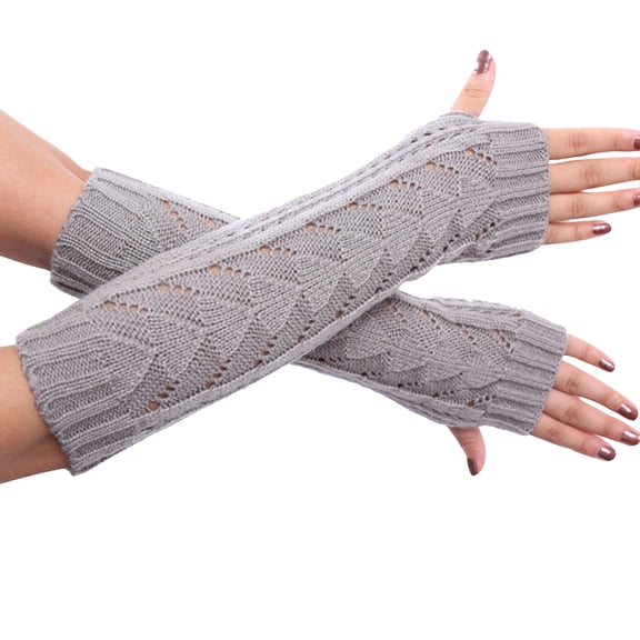Women's Gloves Mittens Women Simple Fashion Autumn And Winter Knitted Hollow Warm Gloves, Women's Accessories Gloves Mittens