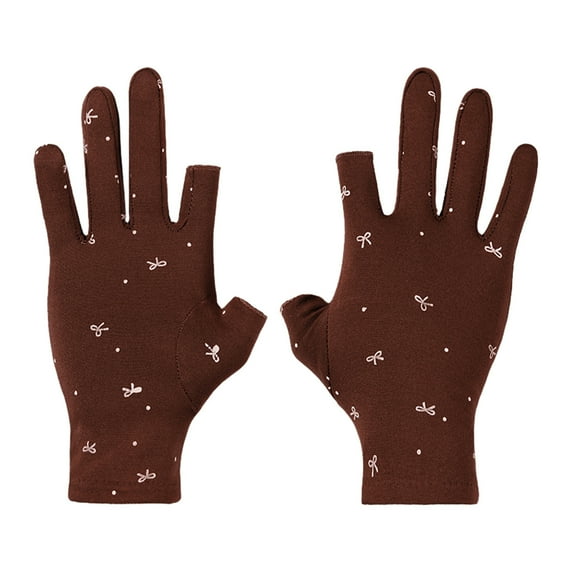 Women's Gloves Mittens Women Ski Mittens Winter Keep Warm Wedding Bow Tie Print Windproof Waterproof Golves Outdoor Riding Open Toed Golves, Women's Accessories Gloves Mittens