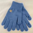 thumbnail image 1 of Women's Gloves Winter New Women's Solid Color Cold-Proof Touch Screen Warm Fashion Gloves Style B-19 Blue One Size, 1 of 3