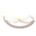 thumbnail image 1 of Women's Gold Plating Twisted Wedding Belt Sashes Bridal Sash Belt for Wedding, 1 of 1