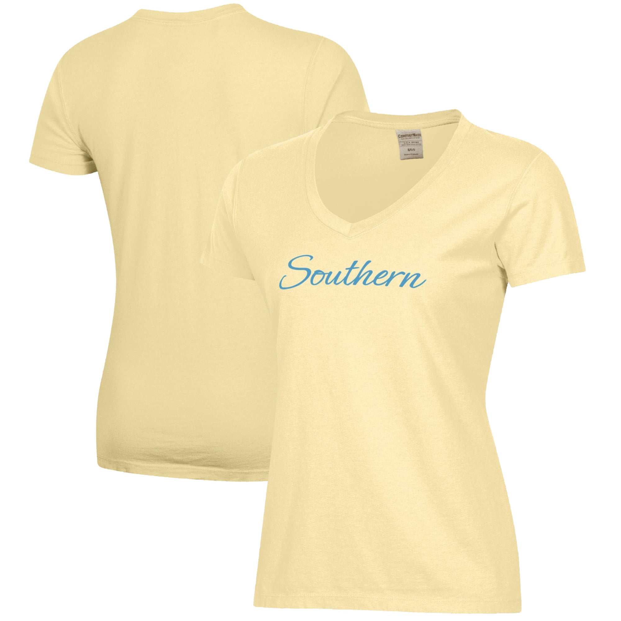 university gold shirt women's