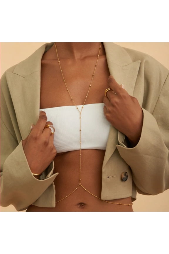 Women's Golden Balls Body Golden Beach Waist Belly Chain