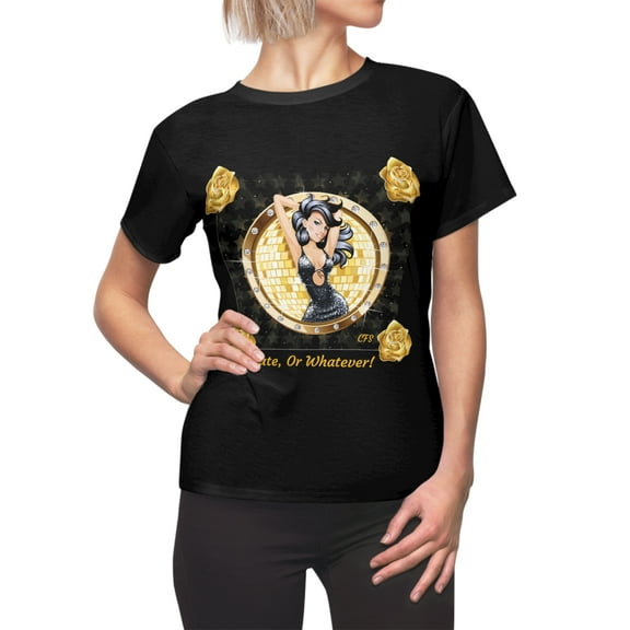 Women's "Golden Roses" Cut & Sew Tee