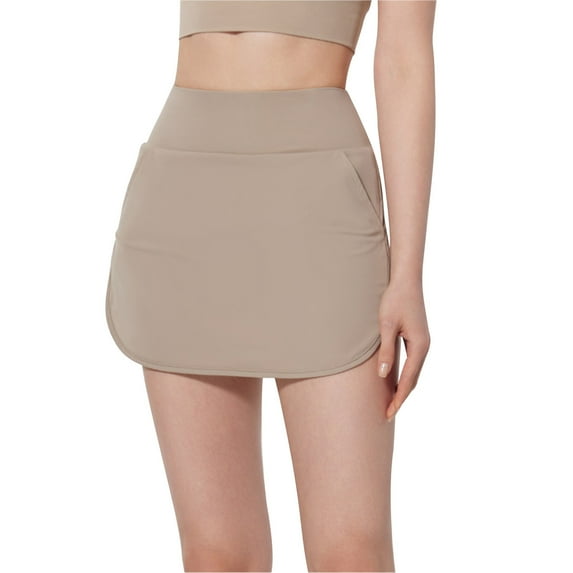 Women's Golf Tennis Skirts High Waisted A-Line Skirt Mini Running Athletic Skorts with Built-in Shorts