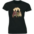 thumbnail image 1 of Women's Gorilla Alien Unicorn freaky friends funny Cool Gift T-Shirt, 1 of 4