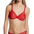 thumbnail image 1 of Women's Gossard 13001 Glossies Lace Sheer Bra (Chili Red 36B), 1 of 1
