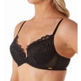 thumbnail image 1 of Women's Gossard 17801 Swirl Padded Plunge Bra (Black 34E), 1 of 2