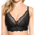thumbnail image 1 of Women's Gossard 17808 Swirl Deep V Bralette (Black 38DD), 1 of 2